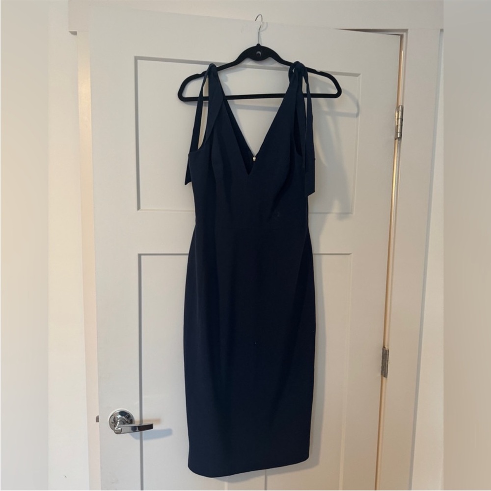Dress the Population | Lita Sleeveless Plunging Midi
Sheath Dress - Picture 3 of 3